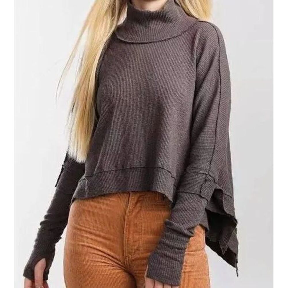 Free People Moon Daisy Thermal Pullover